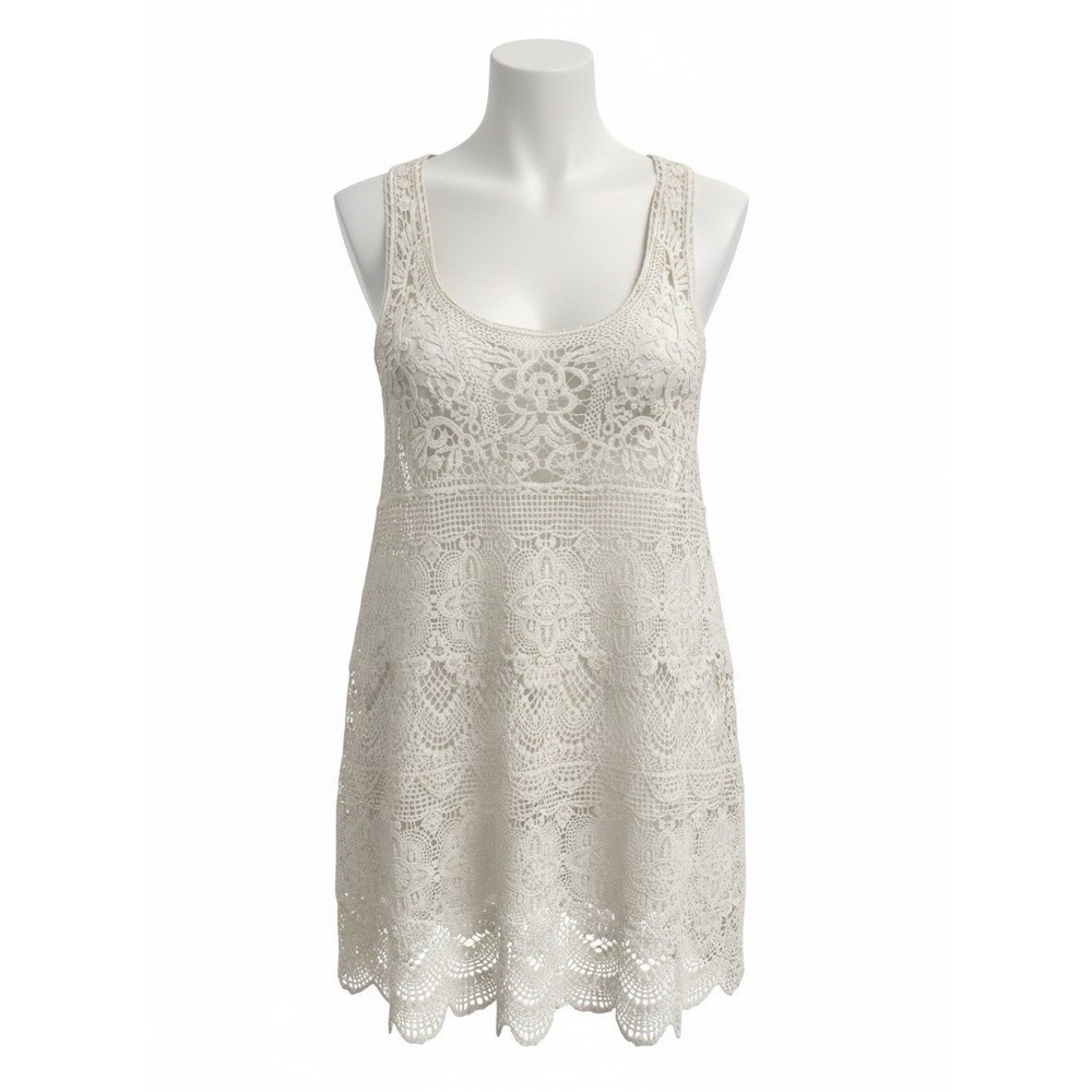 Intimately Free People Top Ivory Size Small/Crochet/Cottage Core/Boho/Layering